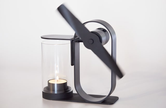 Lei – non electric aroma diffuser – 電力は一切使わずに、ロウソクの火を熱源として微風を起こし、香りを届ける