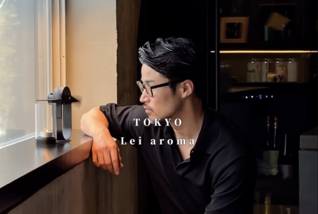 DAIさんが東京・代々木上原のLei In Praise of Shadows Flagship Storeを紹介するInstagram Reelの一場面